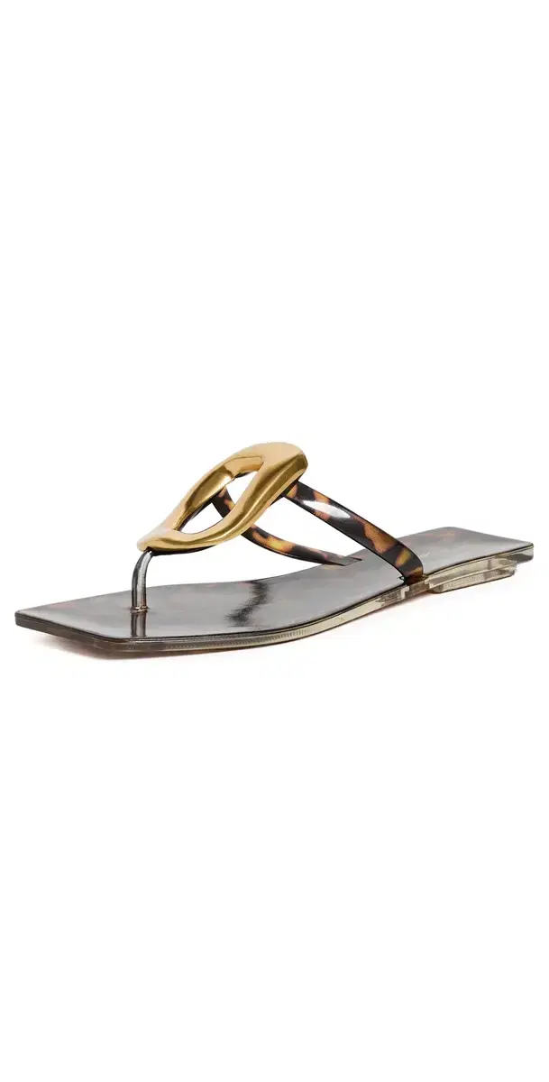 Jeffrey Campbell Linques Jelly Sandals Tortoise