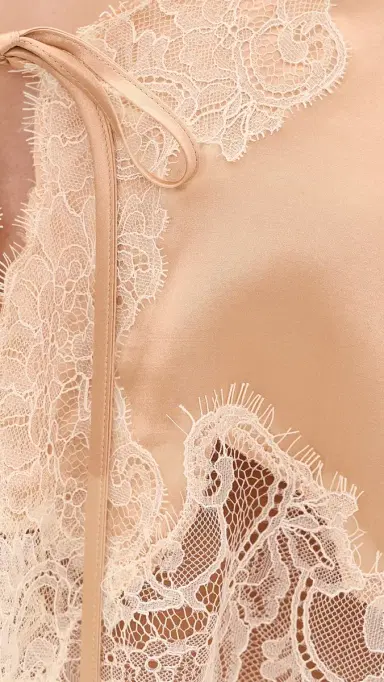 LoveShackFancy Kately Top Pale Gold | Thumbnail 6