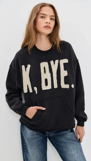 R13 K Bye Oversized Cut Off Crewneck | Thumbnail 2 R13 K Bye Oversized Cut Off Crewneck | Thumbnail 2