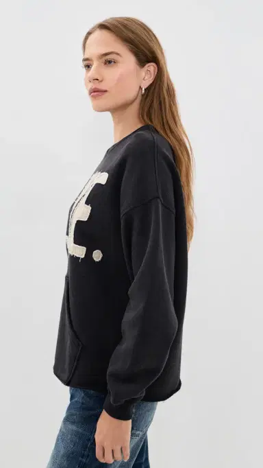 R13 K Bye Oversized Cut Off Crewneck | Thumbnail 4 R13 K Bye Oversized Cut Off Crewneck | Thumbnail 4
