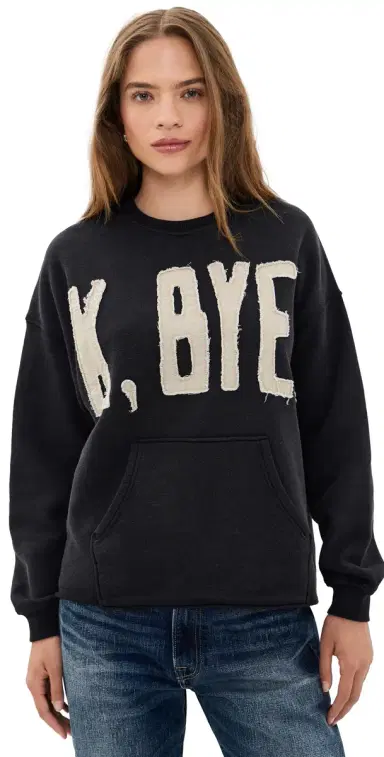 R13 K Bye Oversized Cut Off Crewneck | Thumbnail 1 R13 K Bye Oversized Cut Off Crewneck | Thumbnail 1