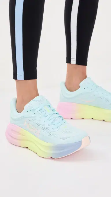 Hoka Bondi 9 Sneakers Glimmering Blue/Overcast 7 | Thumbnail 3 Hoka Bondi 9 Sneakers Glimmering Blue/Overcast 7 | Thumbnail 3