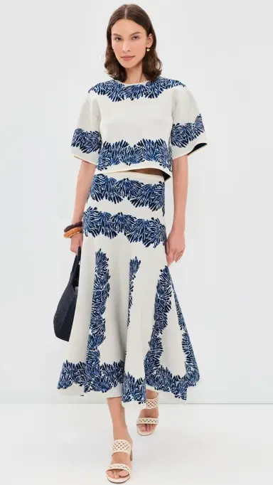 Ulla Johnson Alessia Knit Jacquard Skirt | Thumbnail 5 Ulla Johnson Alessia Knit Jacquard Skirt | Thumbnail 5