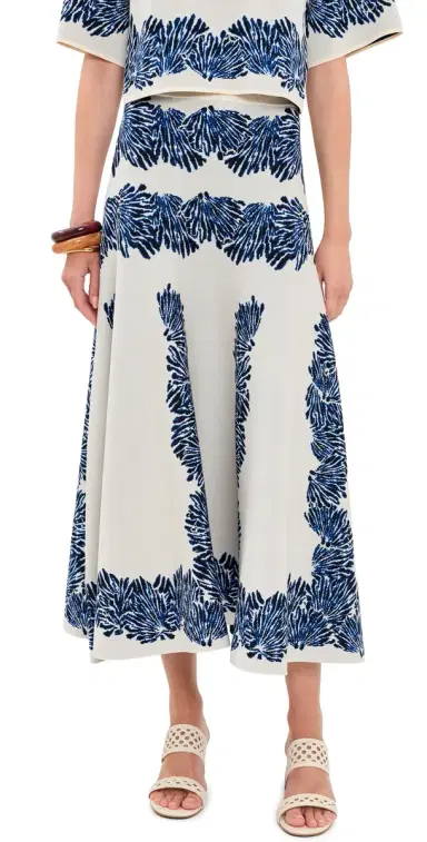 Ulla Johnson Alessia Knit Jacquard Skirt | Thumbnail 1 Ulla Johnson Alessia Knit Jacquard Skirt | Thumbnail 1