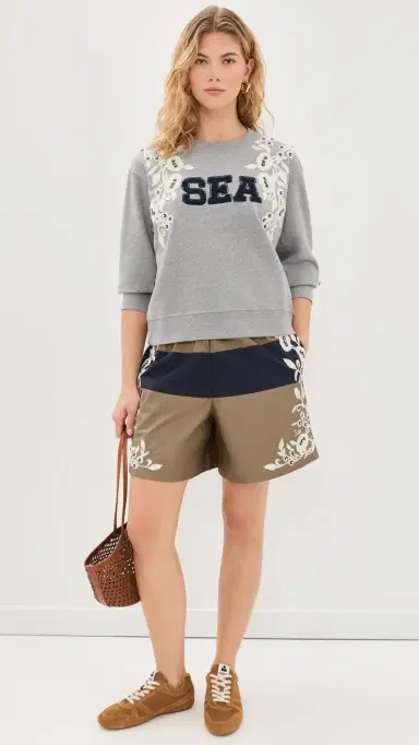 Sea Georgie Sportswear Shorts Khaki L | Thumbnail 5