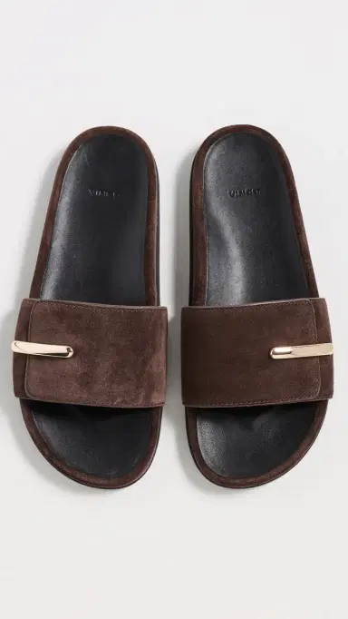 Vince Sadie Suede Slides | Thumbnail 2 Vince Sadie Suede Slides | Thumbnail 2