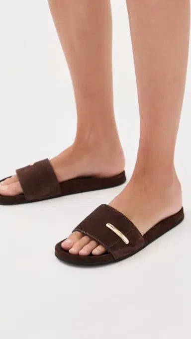 Vince Sadie Suede Slides | Thumbnail 3 Vince Sadie Suede Slides | Thumbnail 3