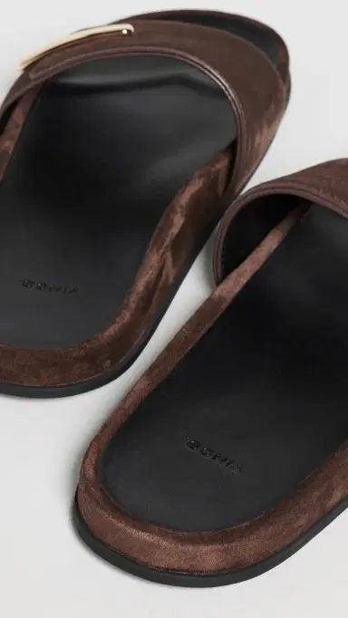 Vince Sadie Suede Slides | Thumbnail 4 Vince Sadie Suede Slides | Thumbnail 4