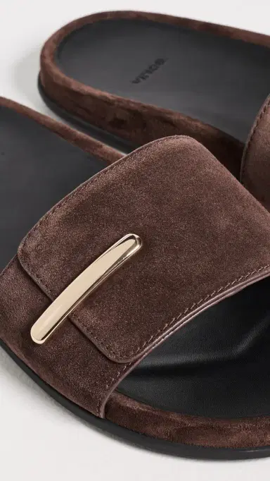 Vince Sadie Suede Slides | Thumbnail 6 Vince Sadie Suede Slides | Thumbnail 6