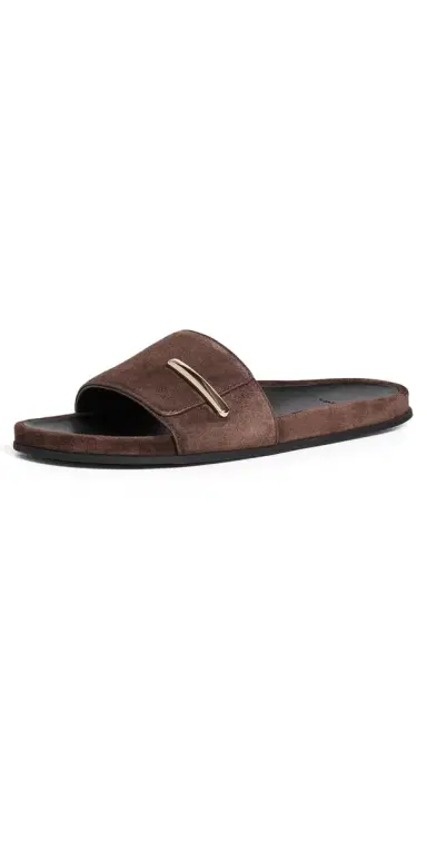 Vince Sadie Suede Slides | Thumbnail 1 Vince Sadie Suede Slides | Thumbnail 1