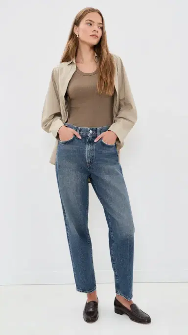 AGOLDE 80s High Rise Vintage Taper Jeans Selection 23 | Thumbnail 5