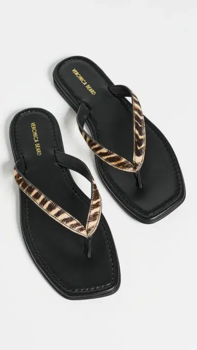 Veronica Beard Clea Sandals ziger brown | Thumbnail 5 Veronica Beard Clea Sandals ziger brown | Thumbnail 5