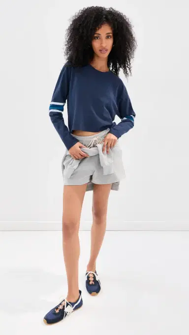 State & Lake Long Sleeve Baller Tee Navy M | Thumbnail 5