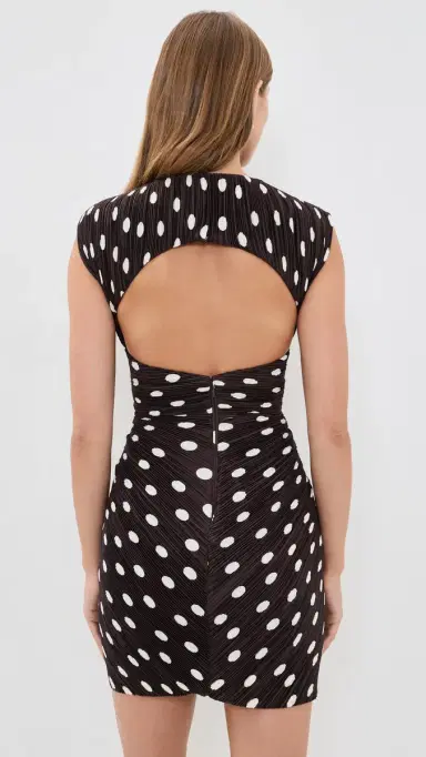Cult Gaia Marilou Mini Dress Polka Dot Luwak | Thumbnail 3 Cult Gaia Marilou Mini Dress Polka Dot Luwak | Thumbnail 3