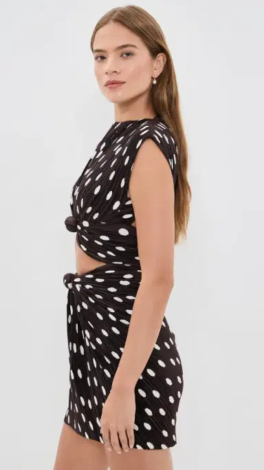 Cult Gaia Marilou Mini Dress Polka Dot Luwak | Thumbnail 4 Cult Gaia Marilou Mini Dress Polka Dot Luwak | Thumbnail 4