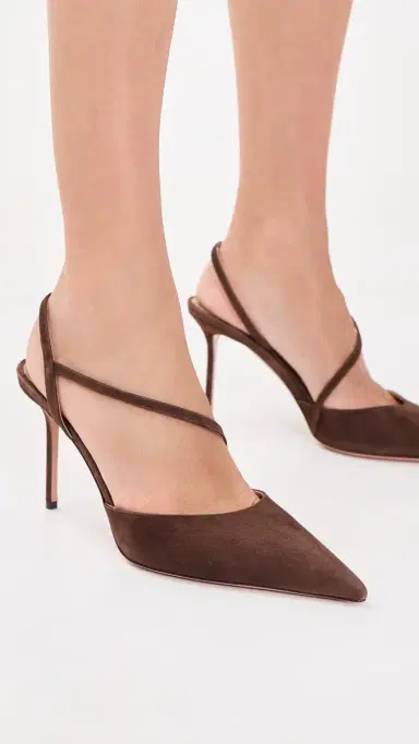 Aquazzura Dynasty Pumps 85mm Espresso | Thumbnail 3 Aquazzura Dynasty Pumps 85mm Espresso | Thumbnail 3