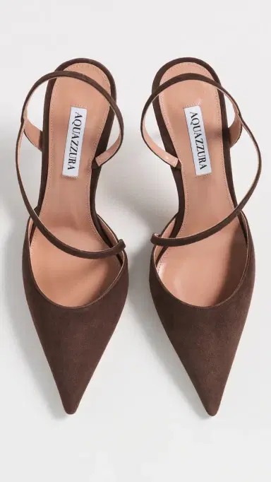 Aquazzura Dynasty Pumps 85mm Espresso | Thumbnail 5 Aquazzura Dynasty Pumps 85mm Espresso | Thumbnail 5