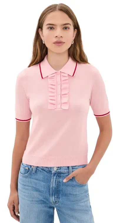 Mother The Ruffle Raquette Polo | Thumbnail 1 Mother The Ruffle Raquette Polo | Thumbnail 1