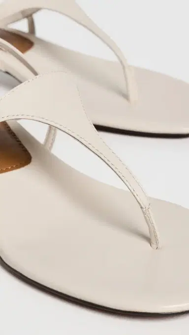 Madewell The Chiara Kitten Heel Slingback Sandals Vintage Muslin | Thumbnail 6
