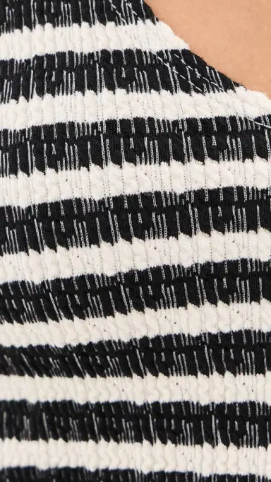 LE BOP ouise Cropped Stripe Tank Top Black/White | Thumbnail 6