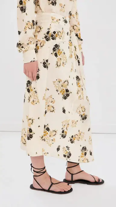 Isabel Marant Faniry Skirt Ecru 42 | Thumbnail 4 Isabel Marant Faniry Skirt Ecru 42 | Thumbnail 4
