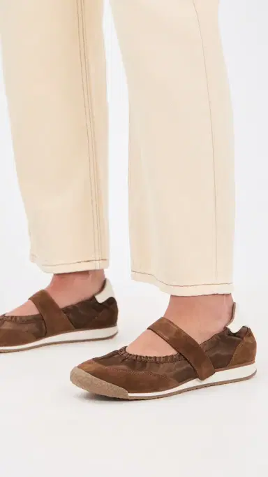 Dolce Vita Spruce Sneakerina Flats Cocoa Satin | Thumbnail 5