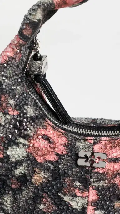 Ganni Flowers Mini Hobo Bag | Thumbnail 5 Ganni Flowers Mini Hobo Bag | Thumbnail 5