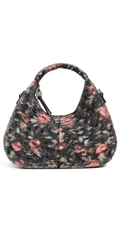 Ganni Flowers Mini Hobo Bag | Thumbnail 1 Ganni Flowers Mini Hobo Bag | Thumbnail 1