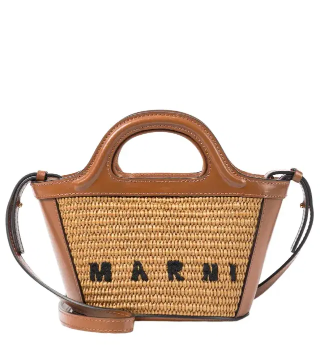 Marni Tropical Summer Micro raffia tote
