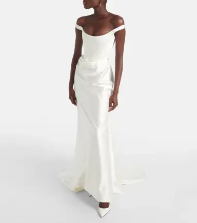 Vivienne Westwood Bridal Camille satin gown | Thumbnail 4 Vivienne Westwood Bridal Camille satin gown | Thumbnail 4