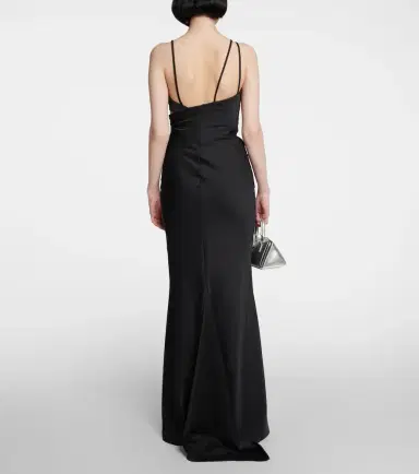 The Attico Melva asymmetric maxi dress | Thumbnail 2