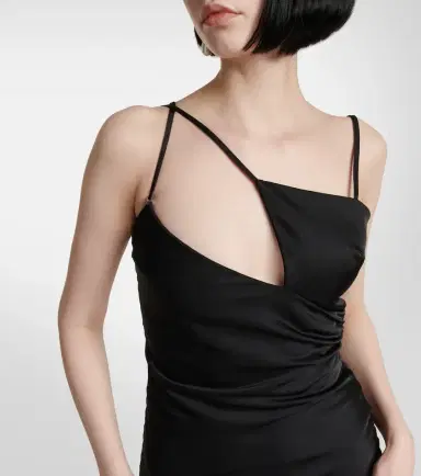 The Attico Melva asymmetric maxi dress | Thumbnail 4