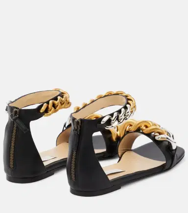 Stella McCartney Falabella embellished flat sandals | Thumbnail 6 Stella McCartney Falabella embellished flat sandals | Thumbnail 6