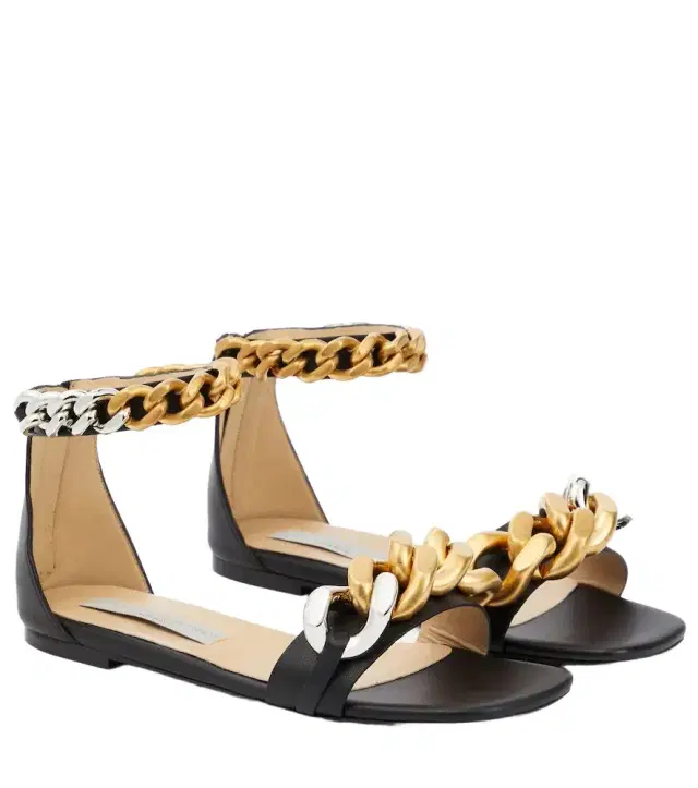 Stella McCartney Falabella embellished flat sandals