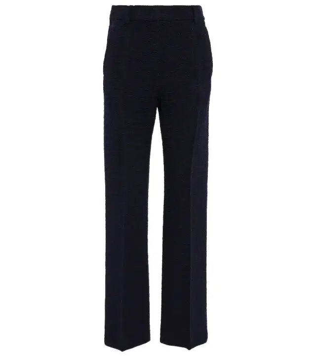 Valentino Wool-blend tweed straight pants