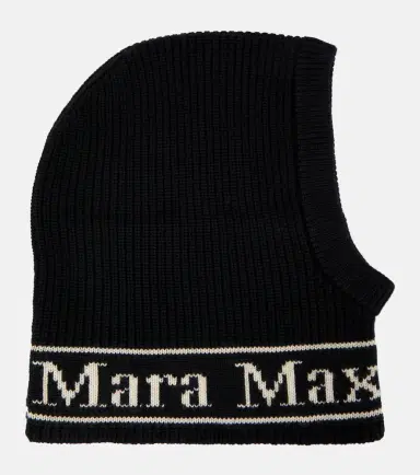 Max Mara Gong logo wool ski mask | Thumbnail 3