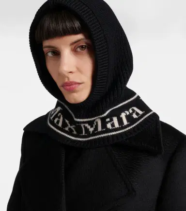 Max Mara Gong logo wool ski mask | Thumbnail 4