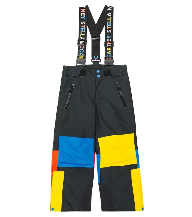 Stella McCartney Kids Colorblocked ski salopettes