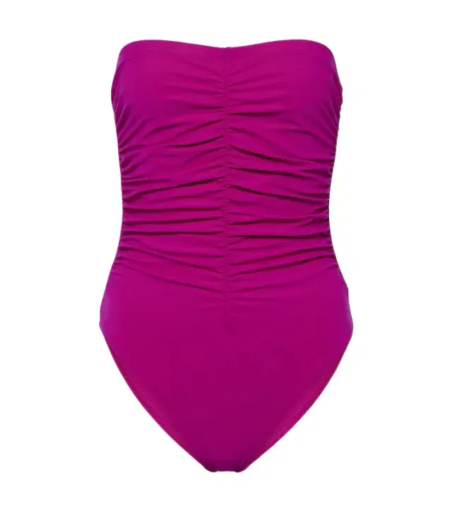Karla Colletto Basics ruched swimsuit
