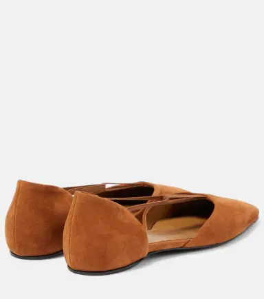 Toteme T-Strap suede flats | Thumbnail 2