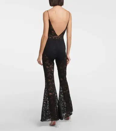 Oseree Oséree O-Lover floral lace jumpsuit | Thumbnail 5