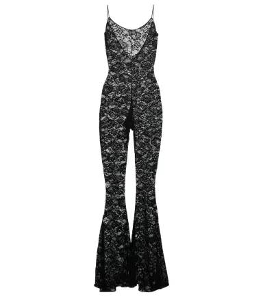 Oseree Oséree O-Lover floral lace jumpsuit | Thumbnail 1