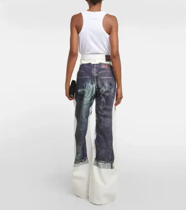Jean Paul Gaultier Tattoo Collection trompe l'Oeil wide-leg jeans | Thumbnail 4 Jean Paul Gaultier Tattoo Collection trompe l'Oeil wide-leg jeans | Thumbnail 4