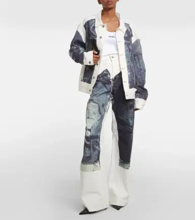 Jean Paul Gaultier Tattoo Collection trompe l'Oeil wide-leg jeans | Thumbnail 5 Jean Paul Gaultier Tattoo Collection trompe l'Oeil wide-leg jeans | Thumbnail 5
