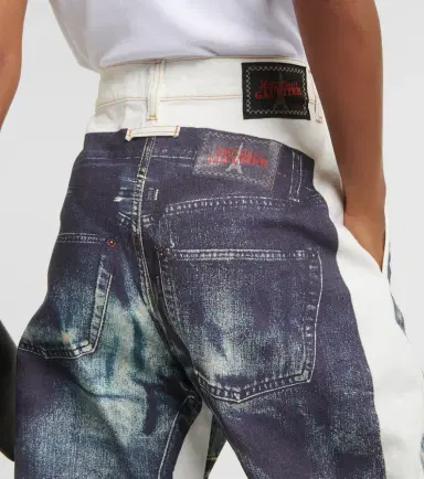 Jean Paul Gaultier Tattoo Collection trompe l'Oeil wide-leg jeans | Thumbnail 7 Jean Paul Gaultier Tattoo Collection trompe l'Oeil wide-leg jeans | Thumbnail 7