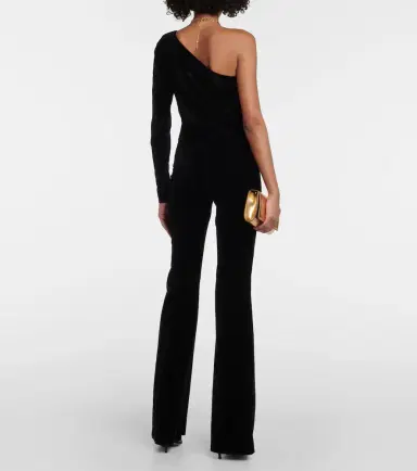 Polo Ralph Lauren One-shoulder velvet top | Thumbnail 4