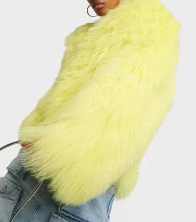 The Attico Faux fur cropped coat | Thumbnail 2 The Attico Faux fur cropped coat | Thumbnail 2