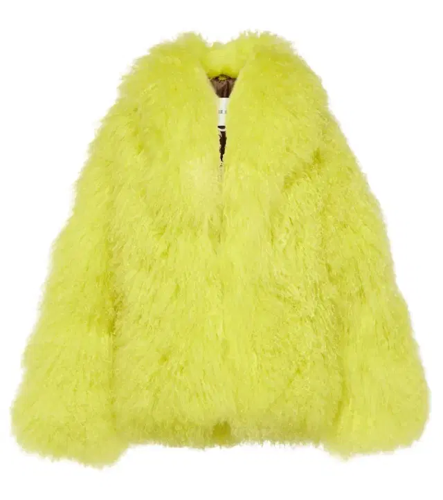 The Attico Faux fur cropped coat