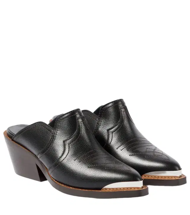 Dorothee Schumacher Western Shine leather mules