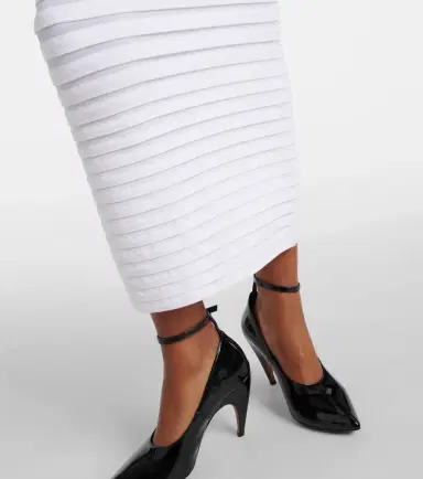 Alaïa Alaïa Pleated midi dress | Thumbnail 2